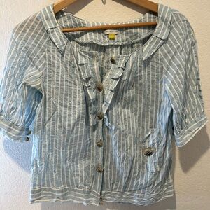 Short sleeve summer blouse
